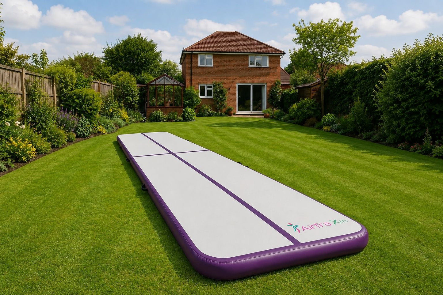 Air Track Gymnastics Mat – Inflatable Tumbling Mat – Home & Pro Use